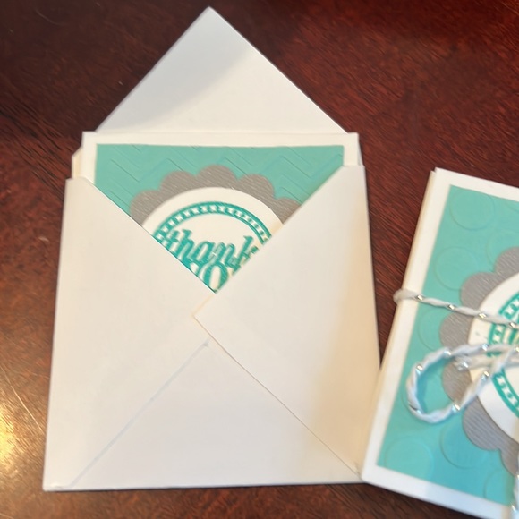 Set of Handmade Thank You mini cards (9 cards per set) - Picture 11 of 11